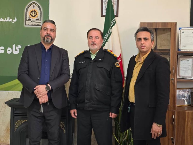 دیدار با با جناب سرهنگ مافی سرکلانتر محترم پایگاه هفتم فاتب